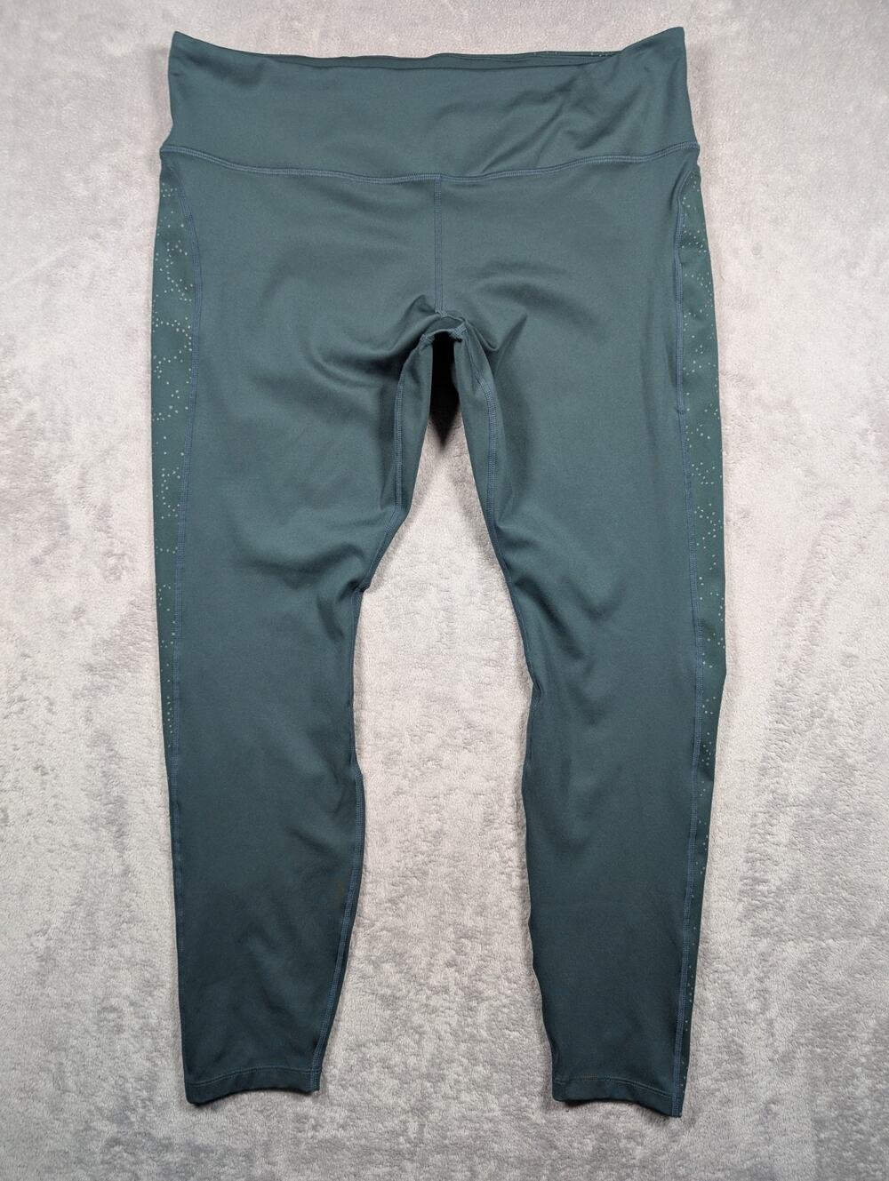 Nike Dri Fit Leggings Womens XX Green Athleisure Soft Touch Stretch Wicking Yoga